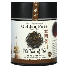 The Tao of Tea, Thé Puer Doré, Post-Fermenté, 3,5 oz (100 g)