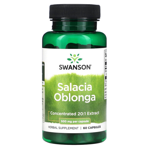 Swanson, Salacia Oblonga, 500 mg, 60 Gélules