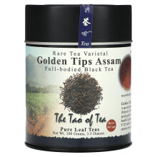 The Tao of Tea, Thé Noir Corsé, Assam aux Pointes Dorées, 3,5 oz (100 g)
