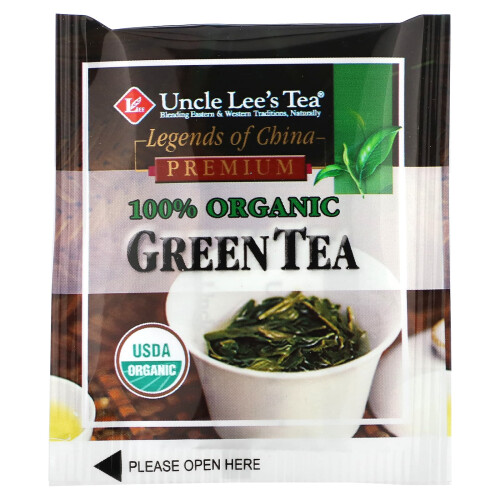 Uncle Lee's Tea, Bio-Grüntee, 40 Teebeutel, 2,26 Unzen (64 g) 1