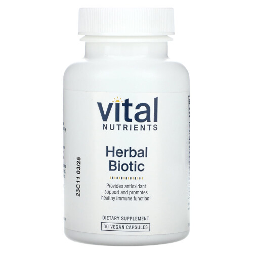 Vital Nutrients Vital Nutrients, Herbal Biotic, 60 Vegan Capsules