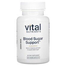 Vital Nutrients, Blutzucker-Unterstützung, 60 Vegane Kapseln