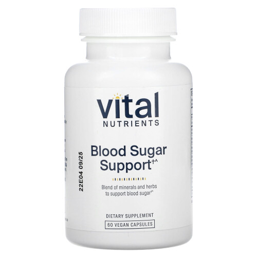 Vital Nutrients Vital Nutrients, Blood Sugar Support, 60 Vegan Capsules