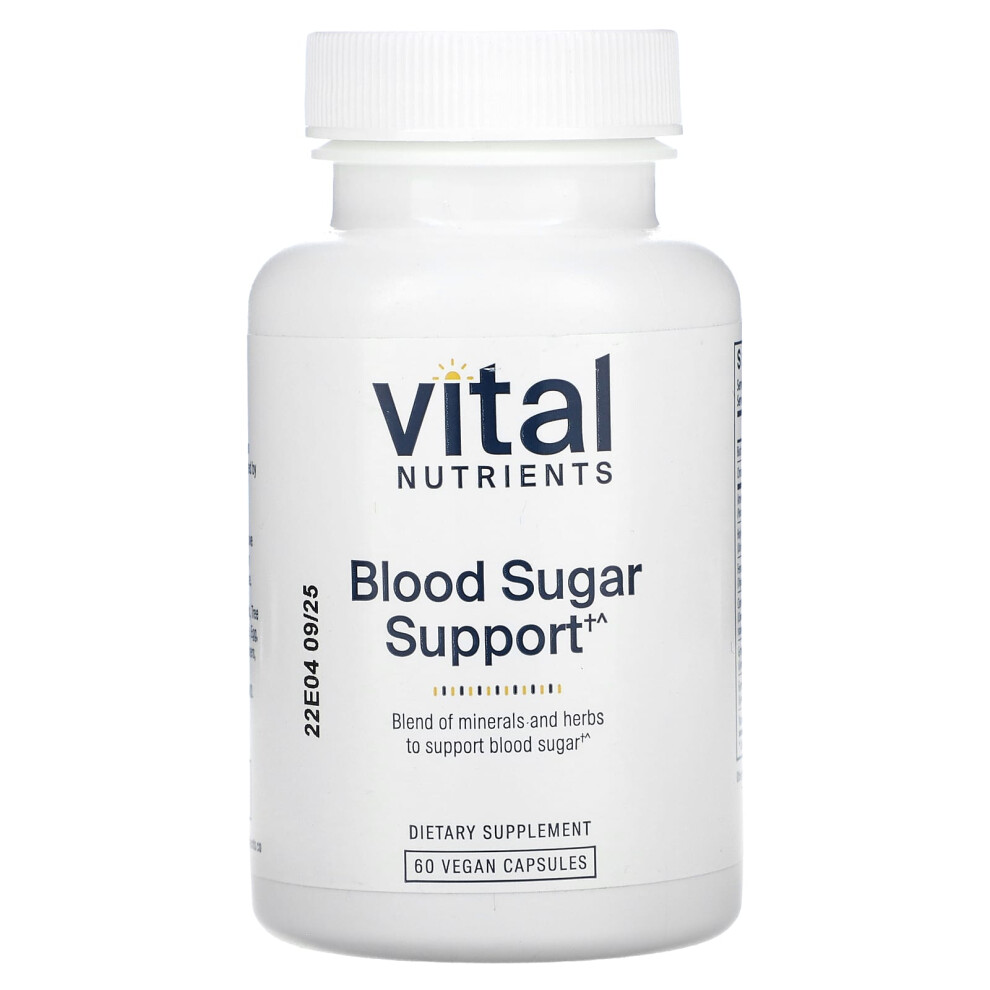 Vital Nutrients , Blood Sugar Support, 60 Vegan Capsules