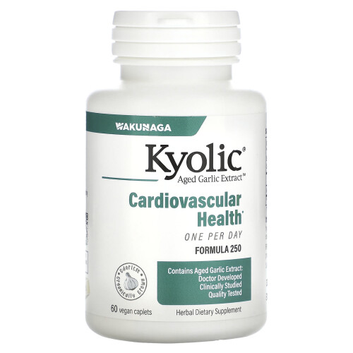 Kyolic, Aged Garlic Extract, Einmal Täglich, 60 Vegane Kapseln