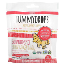 Tummydrops, Épice Enchantée Gingembre Intense Bio, 33 Pastilles