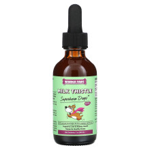Wonder Paws, Mariendistel, Superhelden-Tropfen, Für Hunde, 2 oz (60 ml)