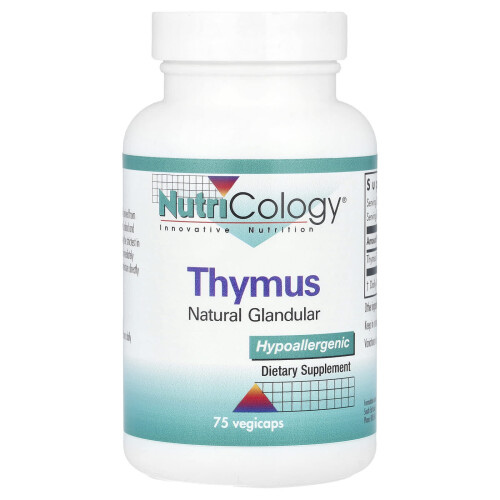 Nutricology, Thymus, 75 Vegicaps