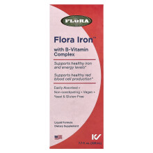 Flora, Eisen mit B-Vitamin Komplex, 7,7 fl oz (228 ml)