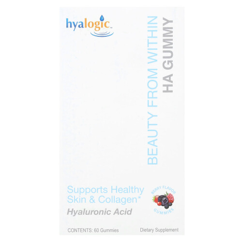 Hyalogic, Beauty From Within, HA Gummibärchen, Beere, 60 Gummibärchen