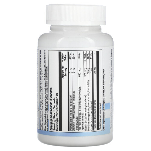 Nutra BioGenesis, Ultra Hämatinikum, 60 Kapseln 1