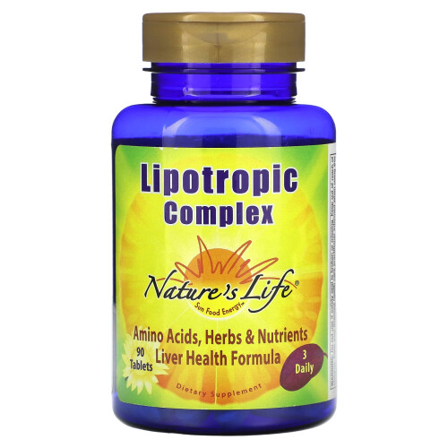 Nature's Life, Lipotroper Komplex, 90 Tabletten