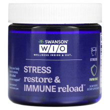 Swanson WIO, Stress Restore & Immune Reload, 30-Tage-Vorrat