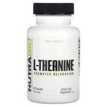 NutraBio, L-Théanine, 200 mg, 90 Gélules
