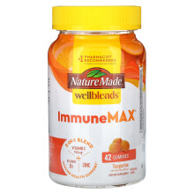 Nature Made, Wellblends, ImmuneMax Gummis, Mandarine, 42 Gummis