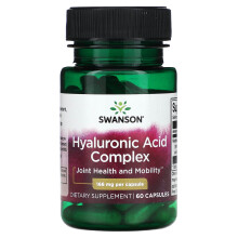 Swanson, Complexe d'Acide Hyaluronique, 166 mg, 60 Gélules