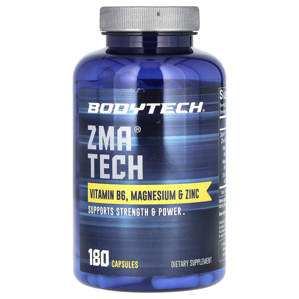 Bodytech , Zma Tech, 180 Capsules