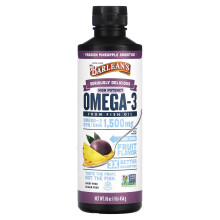 Barlean's, Seriously Delicious, Omega-3 aus Fischöl, Hochwirksam, Passionsfrucht-Ananas-Smoothie, 1.500 mg, 1 lb (454 g)