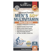 BioSchwartz, Men's 50+ Multivitamin, 60 Vegetarische Kapseln