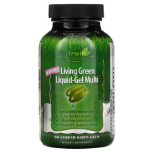 Irwin Naturals, Frauen Lebendiges Grün Flüssig-Gel Multi, 90 Flüssig-Weichkapseln