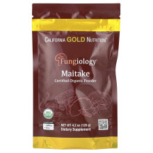 California Gold Nutrition, FungiologyÆ, Poudre de Maitake Biologique Certifiée, 4.2 oz (120 g)