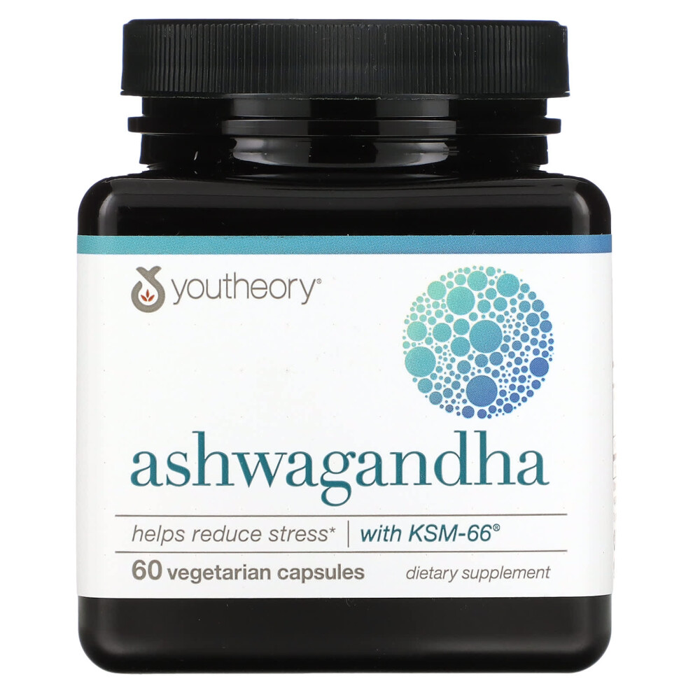 Youtheory , Ashwagandha, 60 Vegetarian Capsules