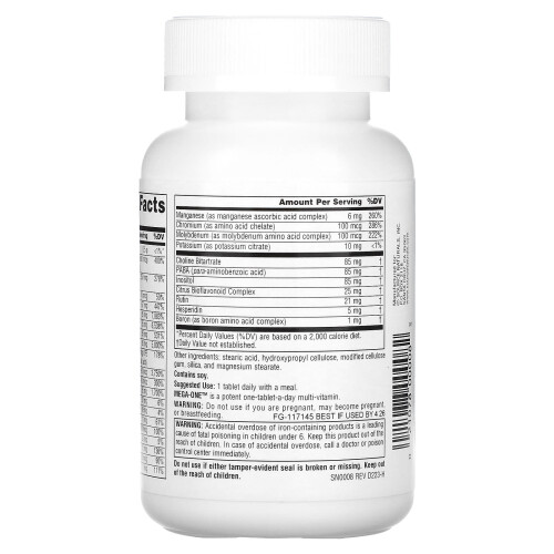 Source Naturals, Mega-One, 60 Tabletten 1