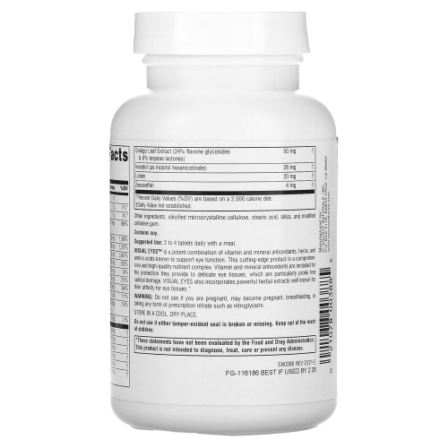 Source Naturals, Visual Eyes, Complexe Multi-Nutriments, 90 Comprimés 2