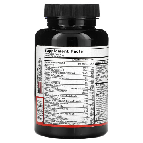 Force Factor, Männer Multivitamin, 60 Tabletten 1