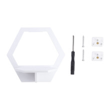 1St Bedgreep Wandrek Opberger Wit Voor Bloempotten En Accessoires