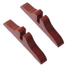 2Pcs Brown Plastic Screen Bracket Durable Divider Clamp for Home Use