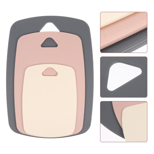 1 Set Kitchen Boards Plastic Pink Kneading Dough Family Use 1
