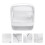 4pcs 86 Type Socket Box Outlet Cover Waterproof Switch Protector Plastic Wall-Mounted Splash Guard For Home Electrical Safety 6