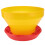 1Pc Yellow Poultry Feeder Plastic Feeding Pan for Chicken and Ducks 1