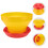 1Pc Yellow Poultry Feeder Plastic Feeding Pan for Chicken and Ducks 6