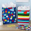 Gift wrapping paper package for all occasions with cutting lines on the back 2