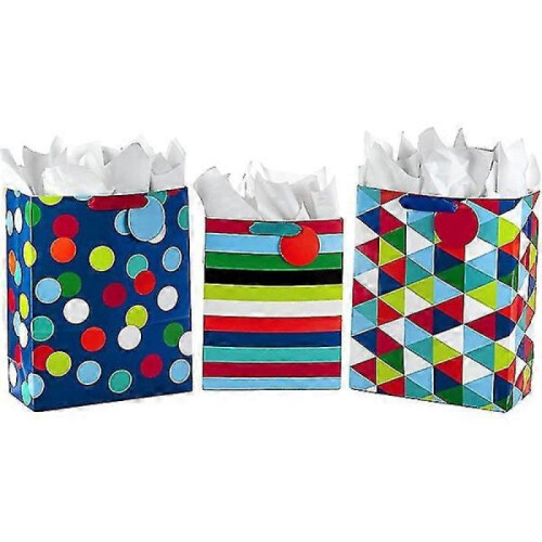 Gift wrapping paper package for all occasions with cutting lines on the back