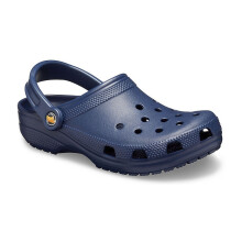 (Navy Blue, 10 Men / 12 Women=43/44) Unisex Classic Clog Ultra Light Slip On Shoes– Adjustable Buckle Comfortable Slippers for Men & Women – Nice Indoor & Outdoor Shoes for Summer