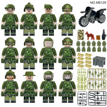 (12pcs-A) 36pcs Camouflage special forces military Minifigures Toys