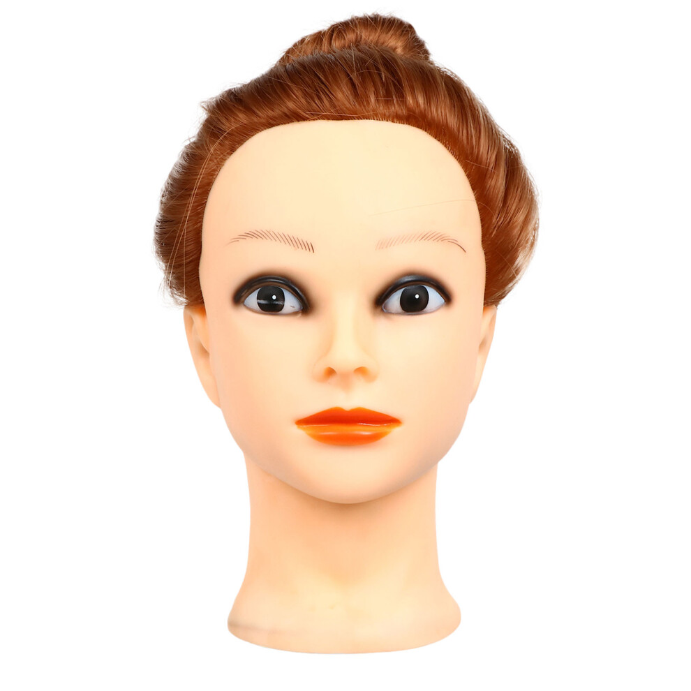 Artibetter Unisex Wig Mannequin Head To Weave High Temperature Wire Head Clip