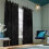 (Black Velvet) 90" width 90" drop - Velvet Curtains Ring top Eyelet Ready Made Lined Pair Panel Crushed 2