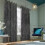 (Grey Velvet) 90" width 90" drop - Velvet Curtains Ring top Eyelet Ready Made Lined Pair Panel Crushed 4