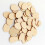 Egg Shape Wood Crafts Lime Wood 100pcs 1.2x0.9x0.1in 11