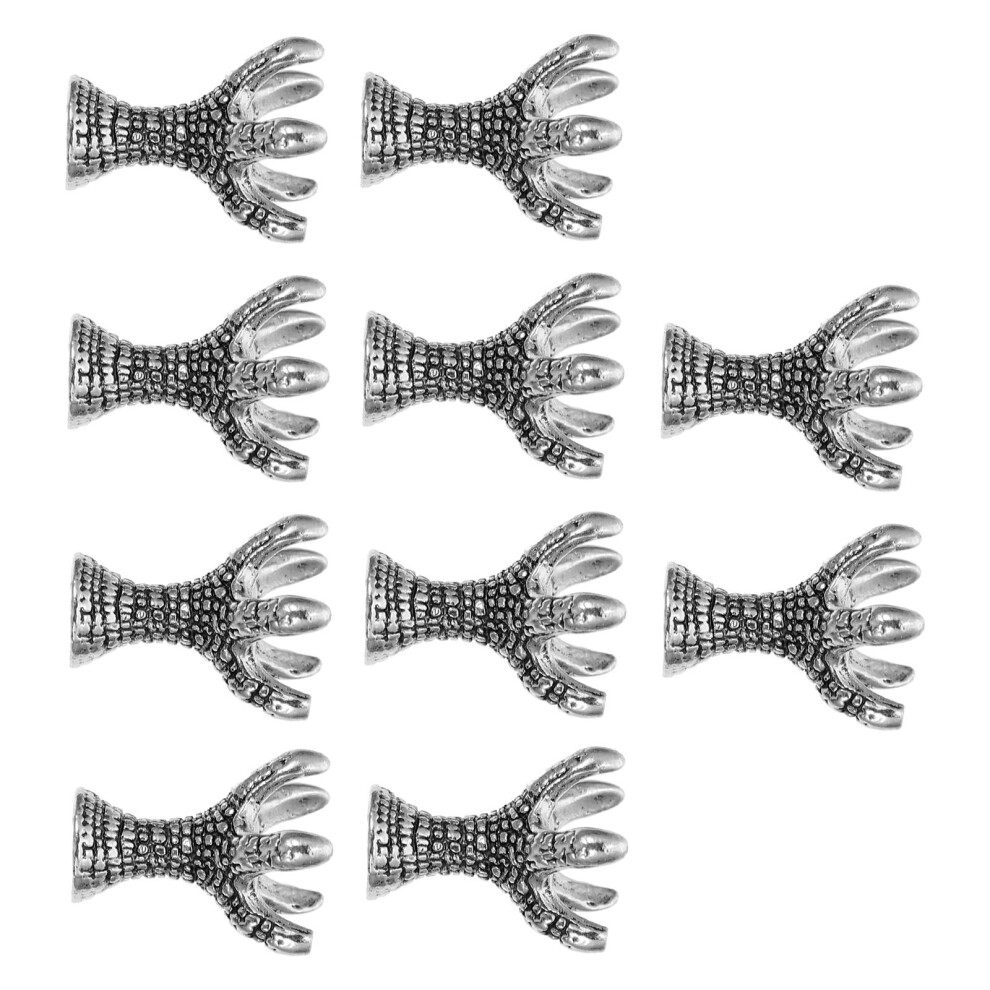 Spacer Beads Caps Multi Alloy 10pcs Diy Bracelets-image-OPC-PJV2FWN-NEW