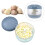 1pcs Kitchen Mini Garlic Masher Blue Pp Crushing Ginger Use 6