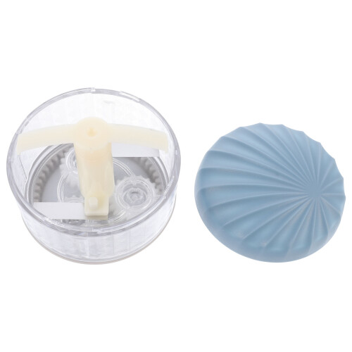 1pcs Kitchen Mini Garlic Masher Blue Pp Crushing Ginger Use 1