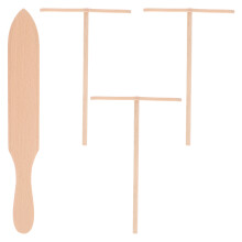 1Set Household Wooden Crepe Spreader with Spatula Pancake Maker