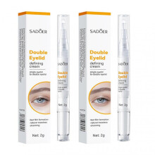 (2PCs)Double Eyelid Setting Cream Waterproof Natural Double Eyelid Shaping Cream for Women