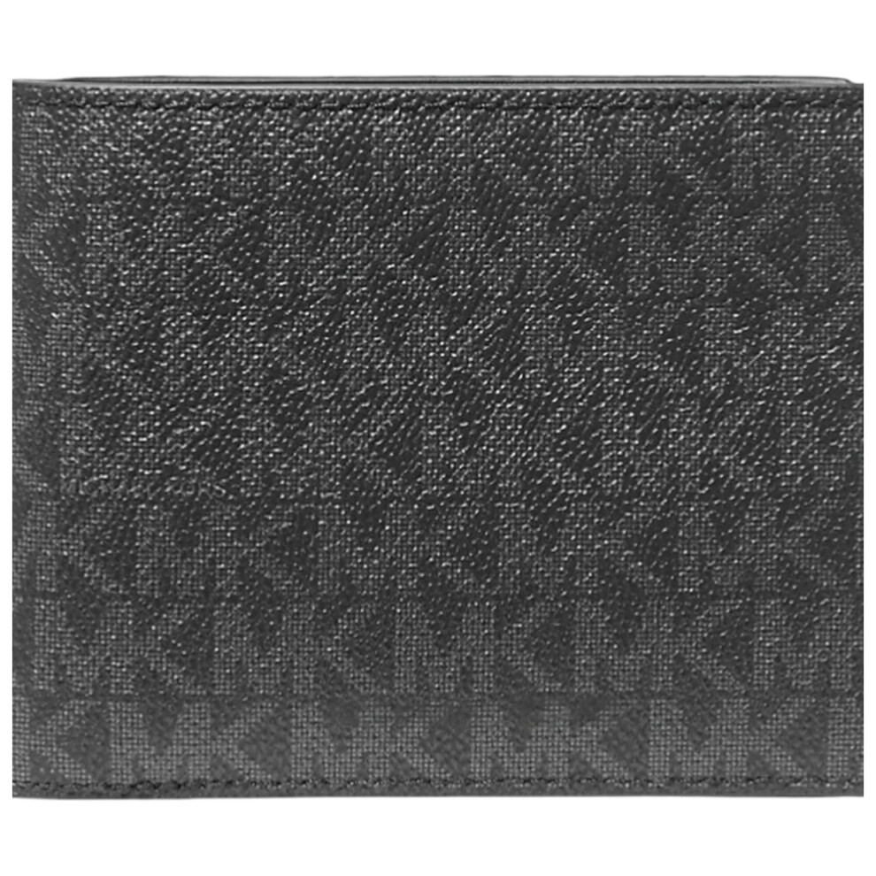 (Black) Michael Kors Mens Wallet Bifold Gift Box