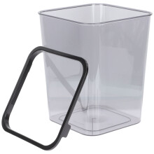 Clear Trash Can Modern For Home Use 1set 10.6x8.7in